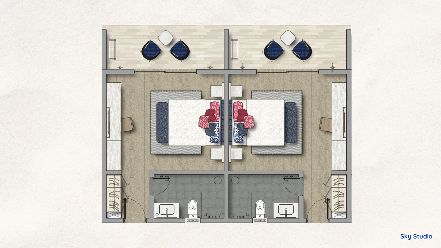 Eri Maldives · Sky Studio – Grundriss
