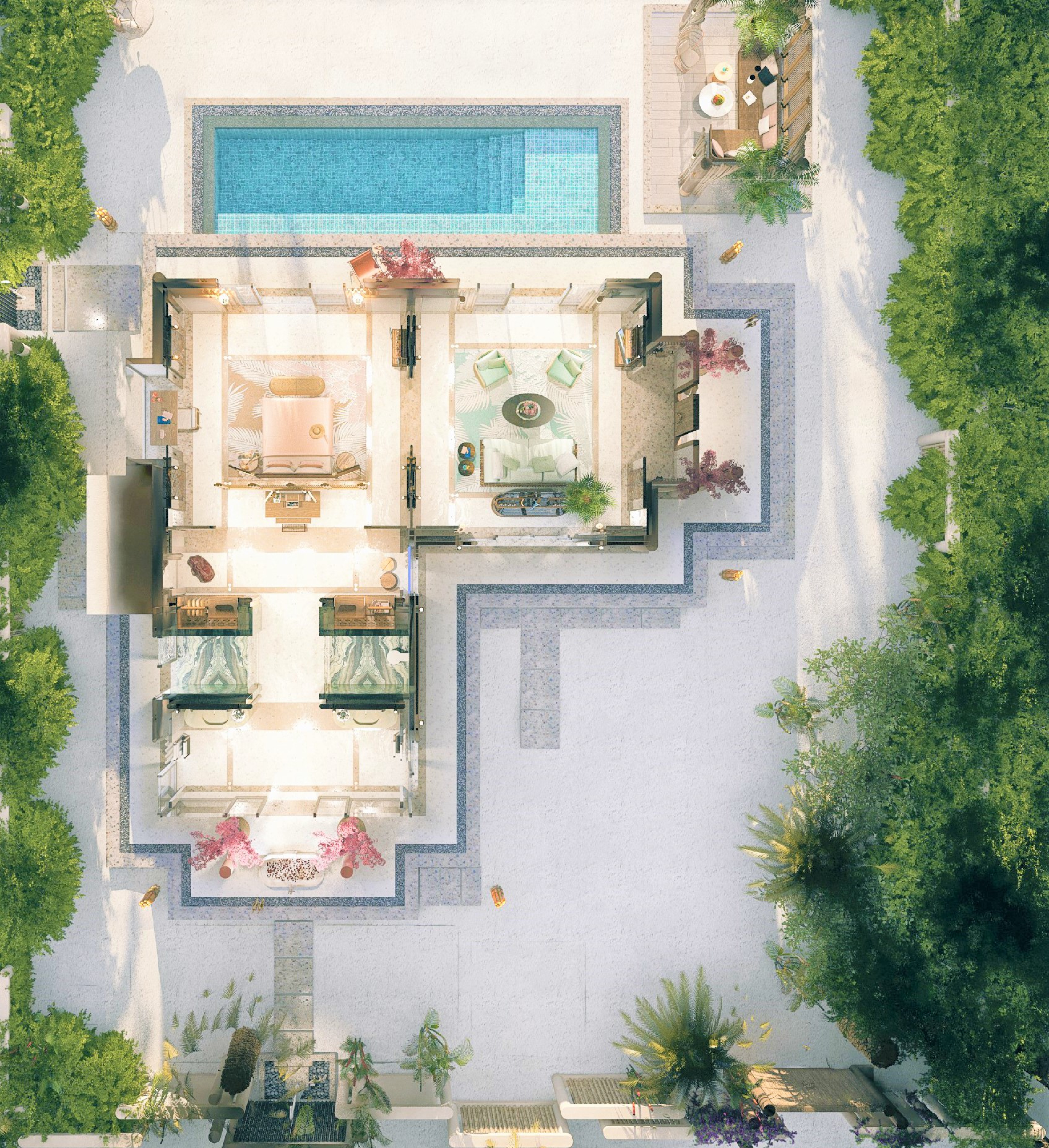 JOALI Maldives · Luxury Beach Villa With Pool – Grundriss