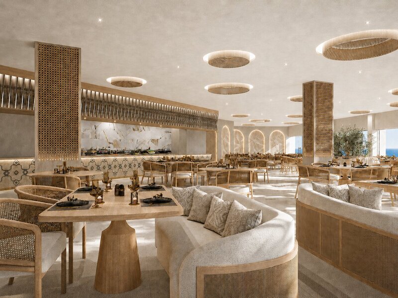 Avelia MGallery Rhodes · Buffetrestaurant mit Terrasse · Modellbild · Restaurant; genauer Restaurantname noch nicht bestätigt