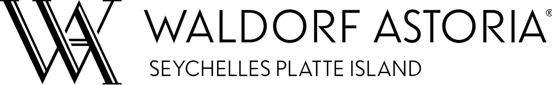 Waldorf Astoria Seychelles Platte Island · offizielles Hotellogo