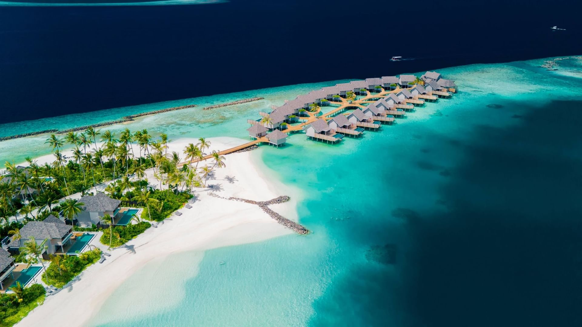 ananea Madivaru Maldives · Zwei Inseln in einer türkisblauen Lagune