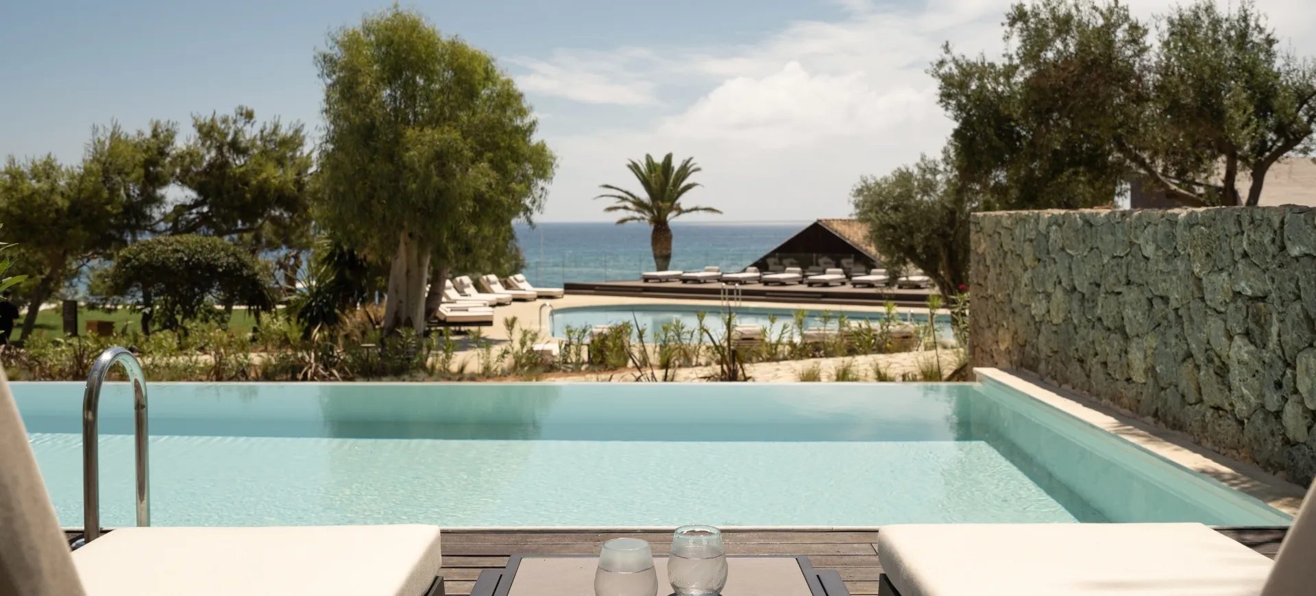 Domes of Corfu · Sapphire Junior Suite with swim up pool
