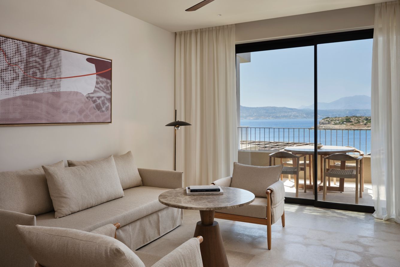 JW Marriott Crete Resort & Spa · Deluxe Family room, 1 King, Sofa bed, Sea view, Balcony: 2