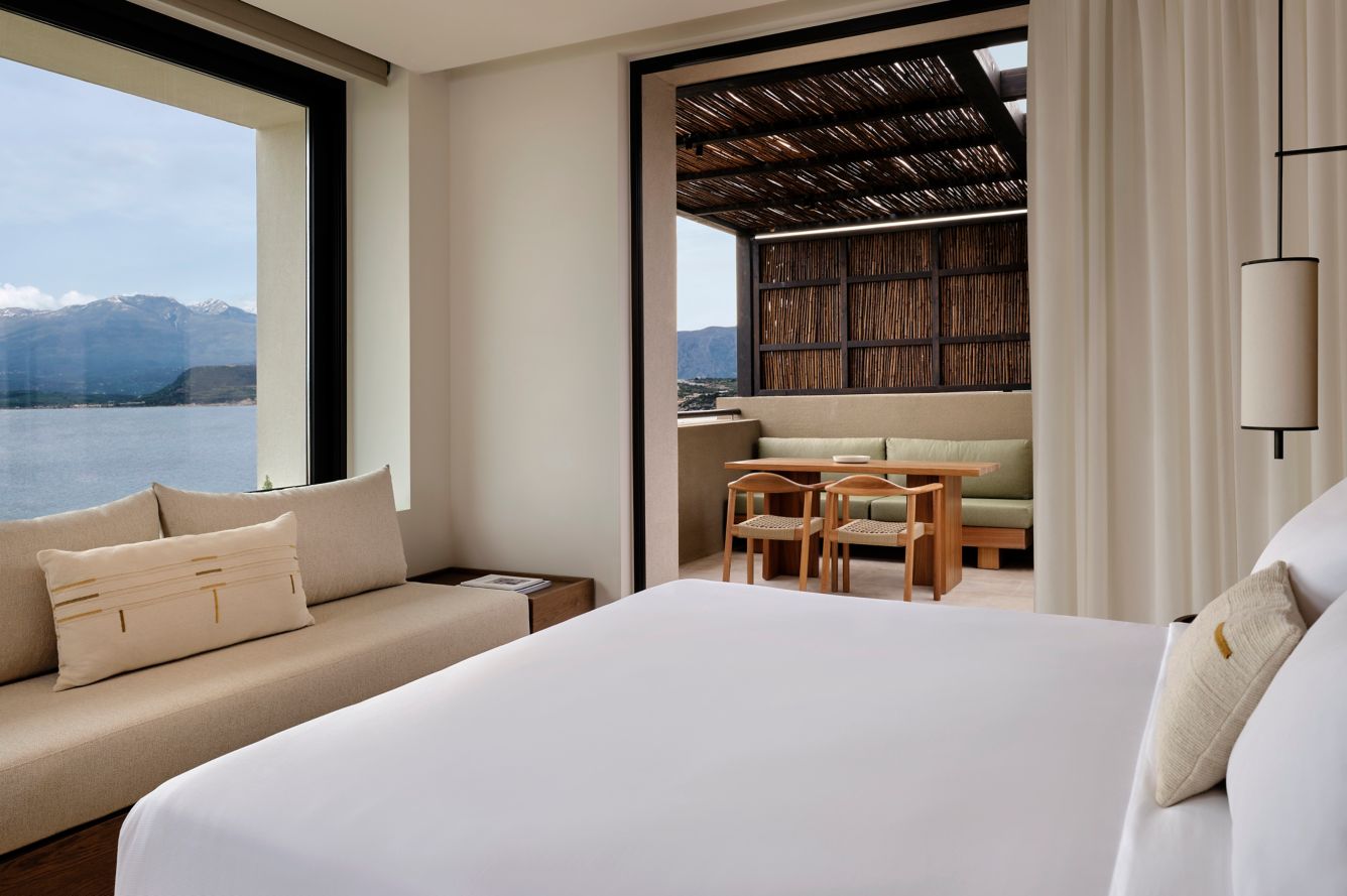 JW Marriott Crete Resort & Spa · Deluxe Guest room, 1 King, Sea view, Balcony, Whirlpool
