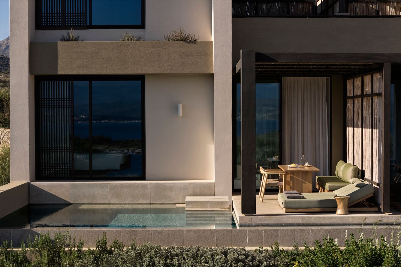 JW Marriott Crete Resort & Spa · Premium Deluxe Suite, 1 King, Sofa bed, Sea view, Private pool, Terrace