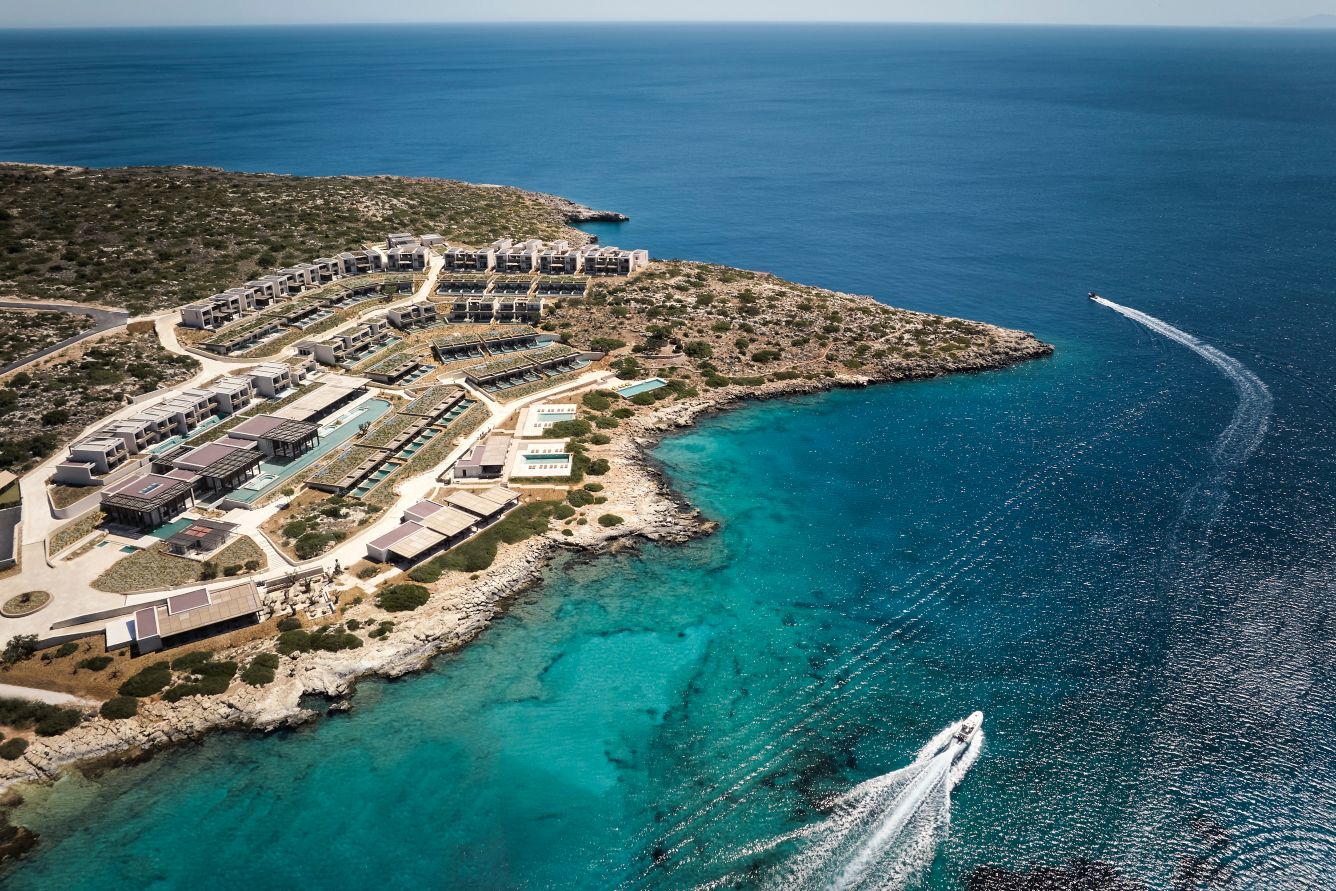 JW Marriott Crete Resort & Spa · Resortübersicht aus der Luft
