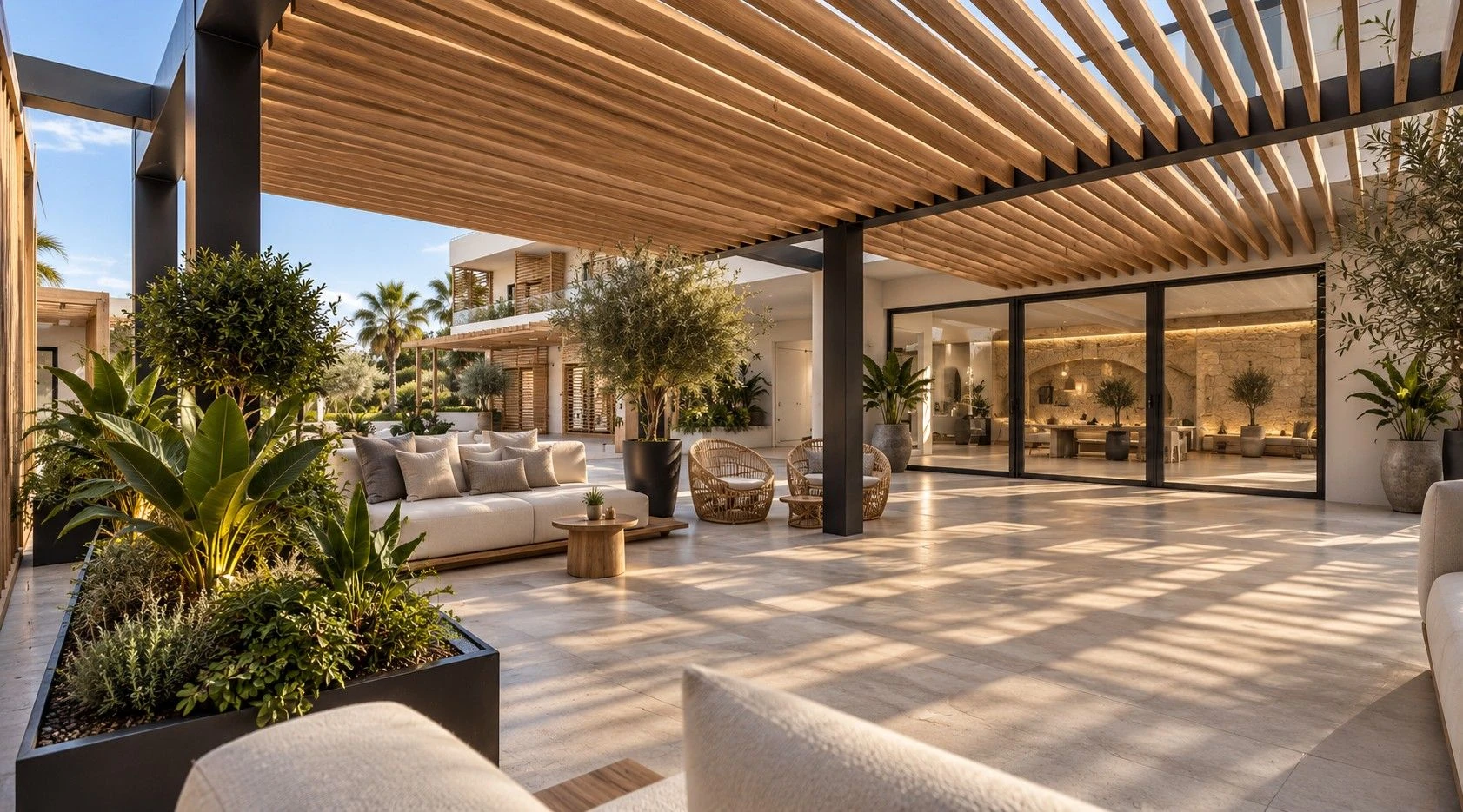 Otium Rhodes · Mediterraner Außenbereich · Modellbild