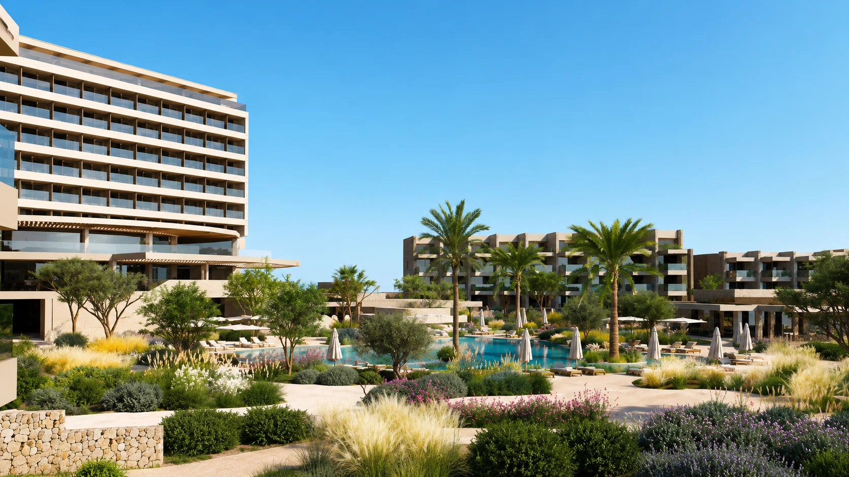 Avelia MGallery Rhodes · Resort, Gärten und Pool · Modellbild