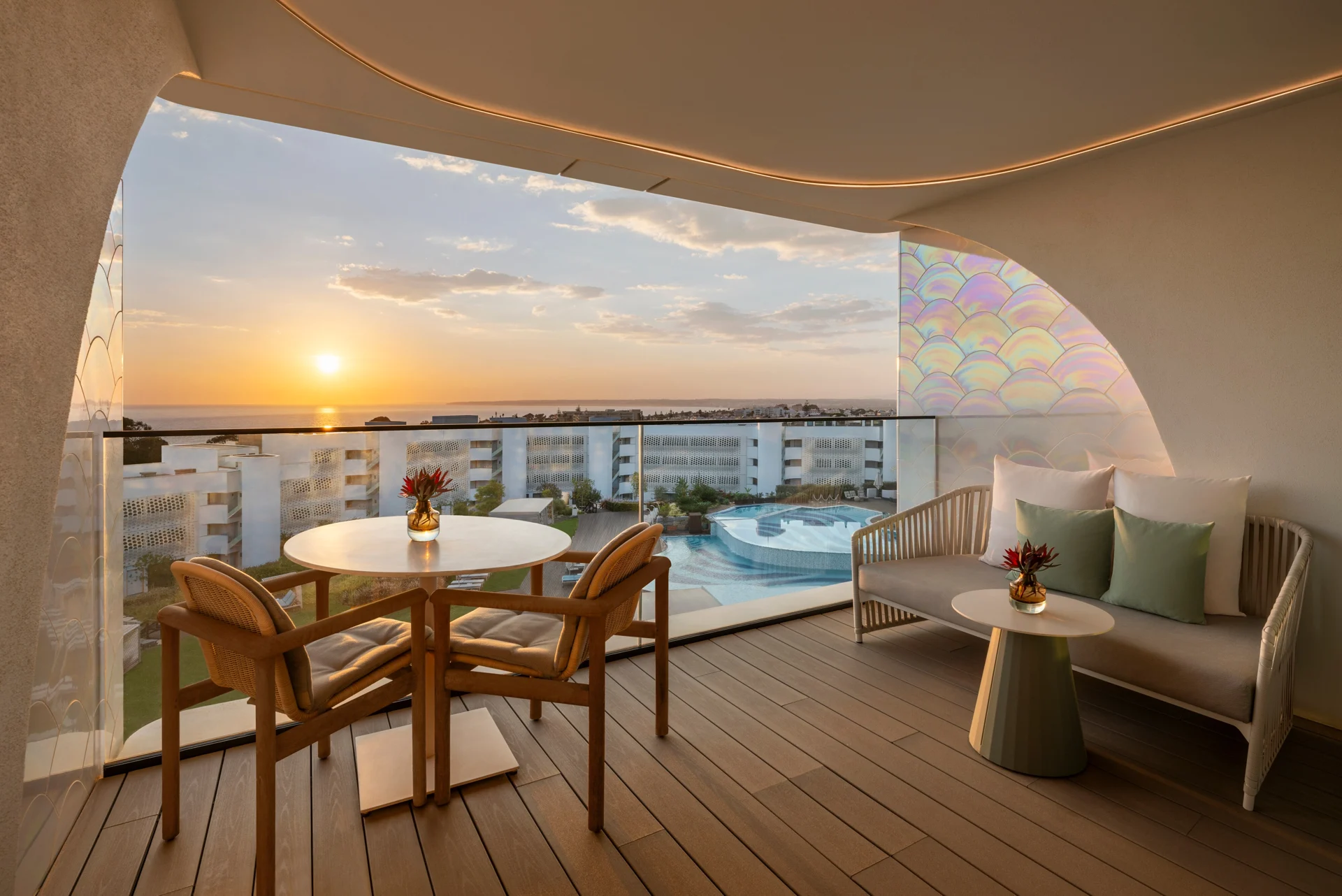 W Algarve · Premier Deluxe, Larger Guest room, 2 Twin, Ocean view, Balcony