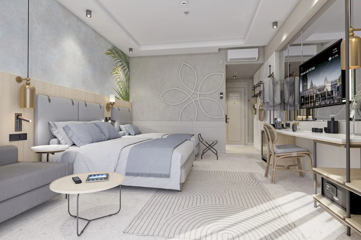 Sentido Palmeras Lumare · Doppelzimmer Superior Meerblick · Modellbild des geplanten Hotels