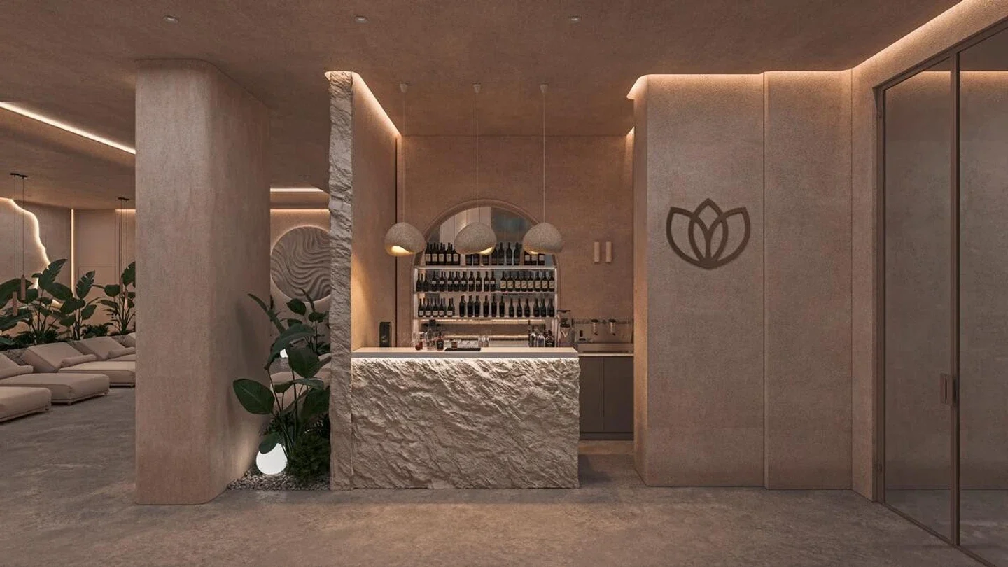 Sentido Palmeras Lumare · Spa & Wellness · Modellbild des geplanten Hotels