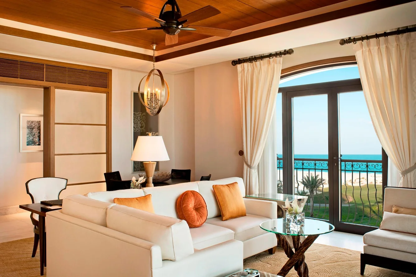 The St. Regis Saadiyat Island Resort · Two Bedroom Ocean Suite, 2 Bedroom Suite, Bedroom 1: 1 King, Bedroom 2: 2 Queen, Sea view