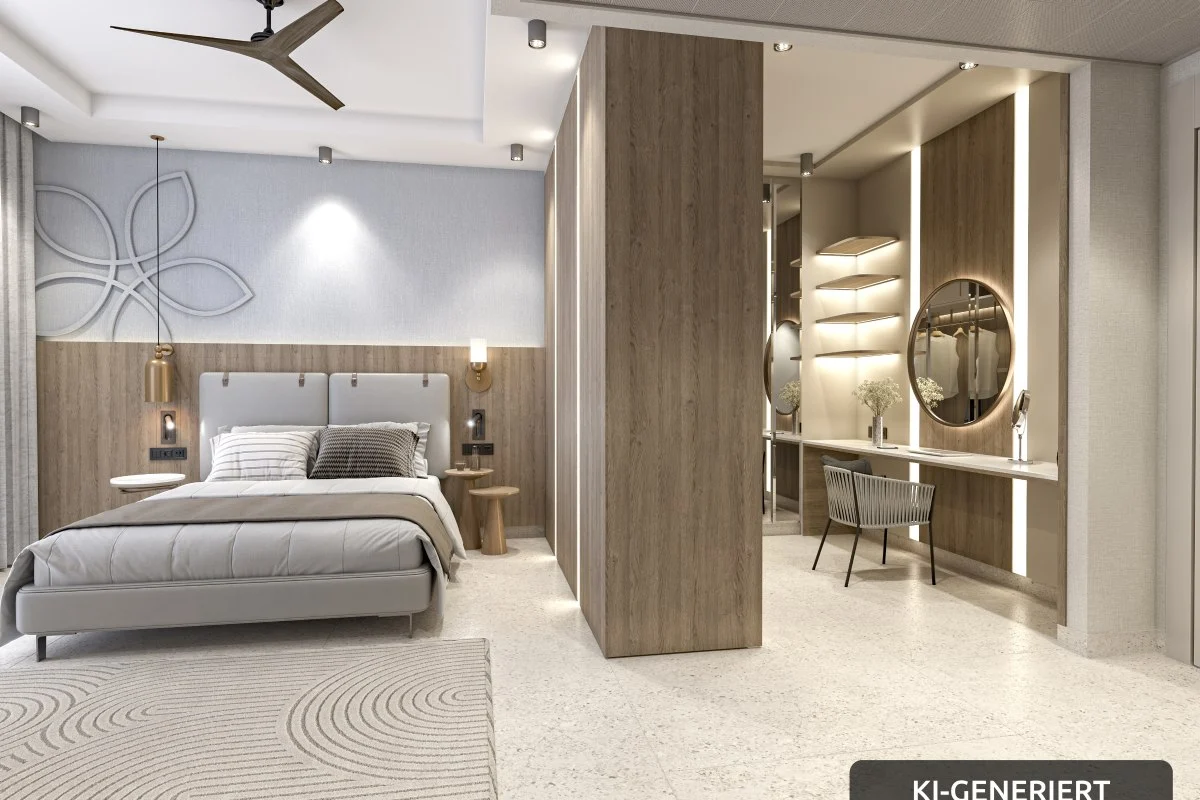 Sentido Palmeras Lumare · Sentido Zimmer · Modellbild des geplanten Hotels