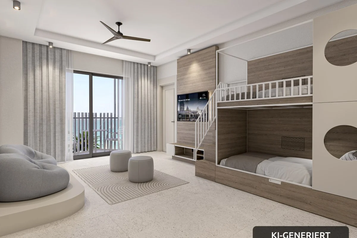 Sentido Palmeras Lumare · Sentido Familienzimmer Meerblick · Modellbild des geplanten Hotels