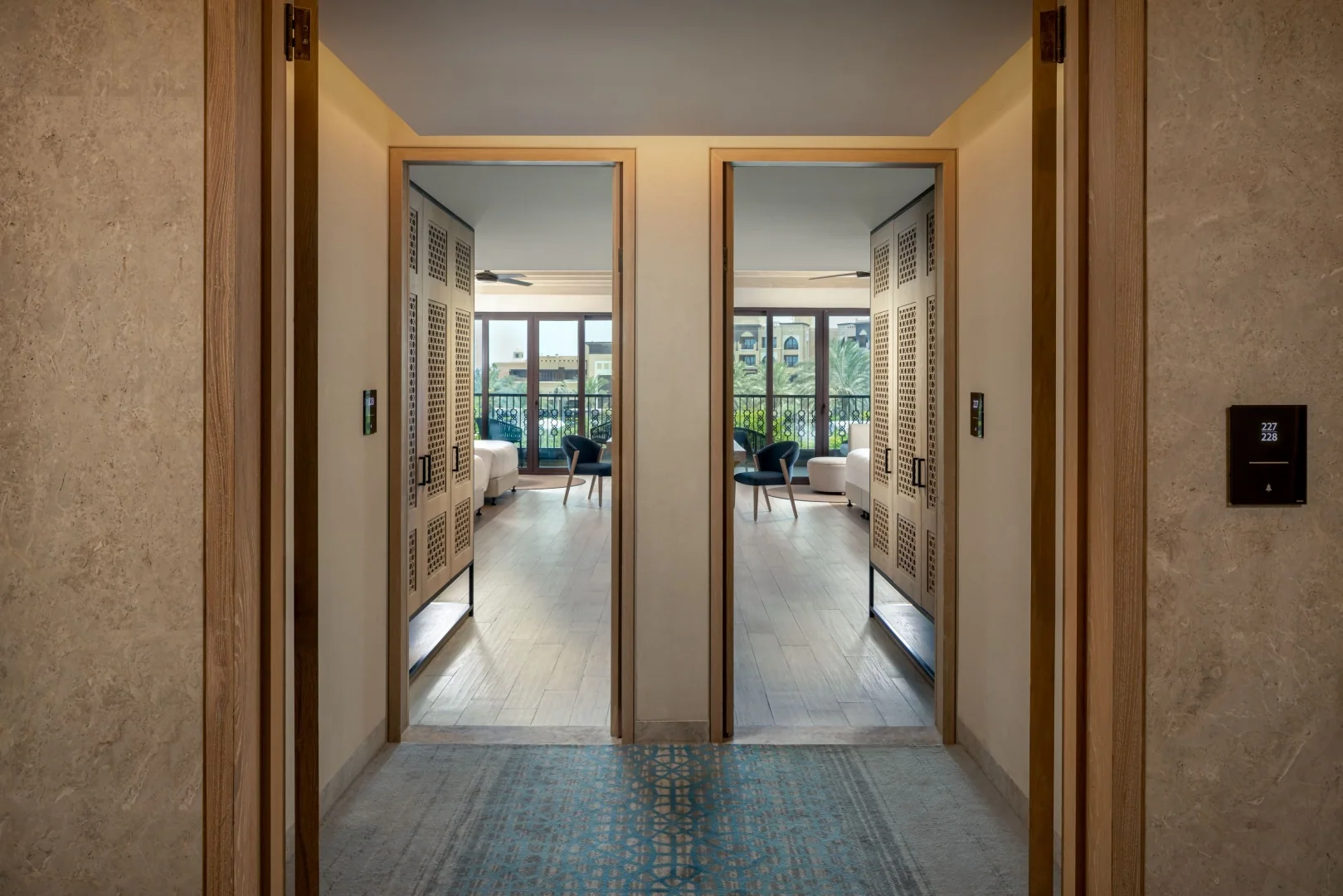 Saadiyat Rotana Resort & Villas · Family Connected Rooms - King and Twin Beds
