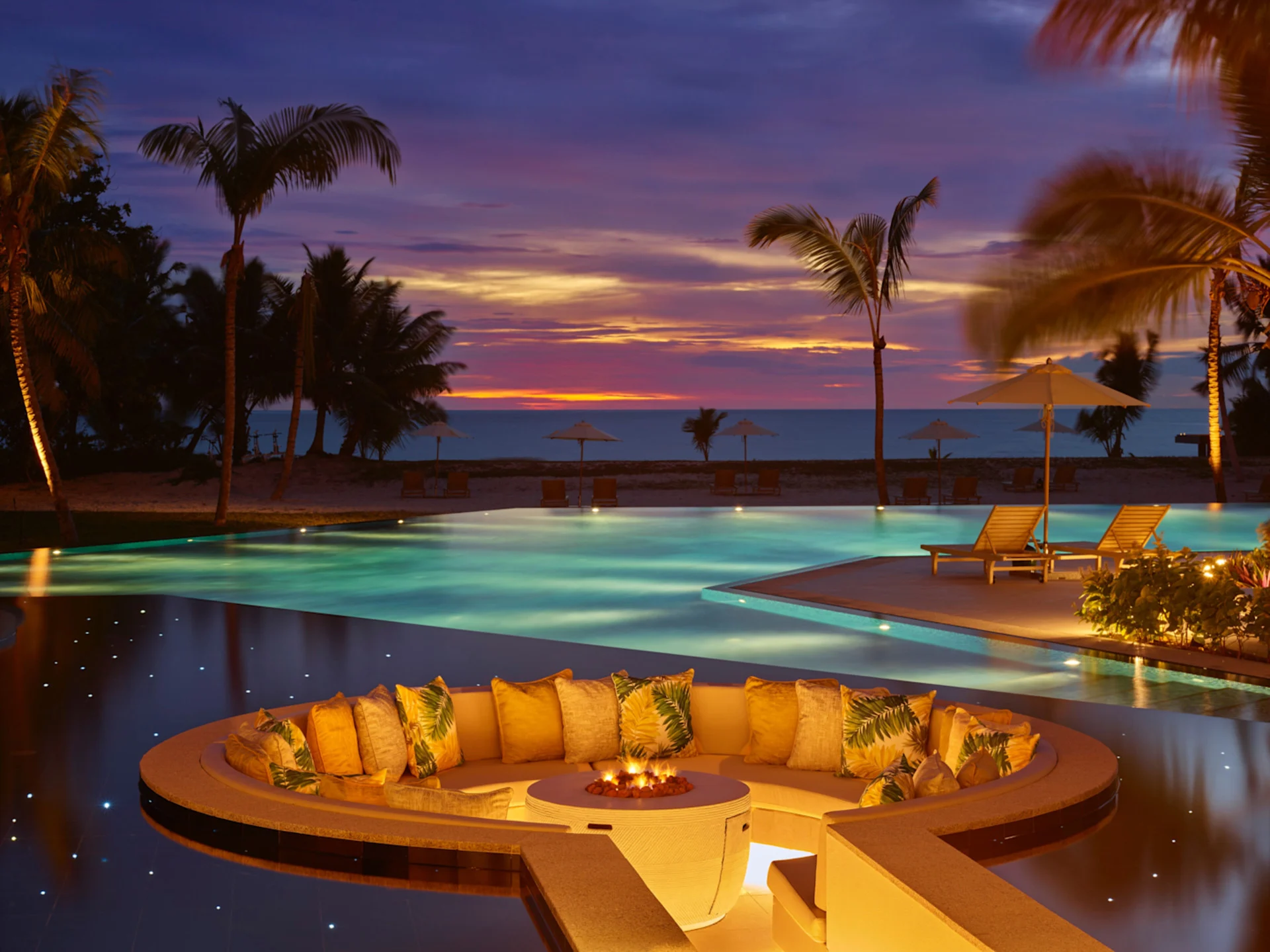 Waldorf Astoria Seychelles Platte Island · La Perle am Abend