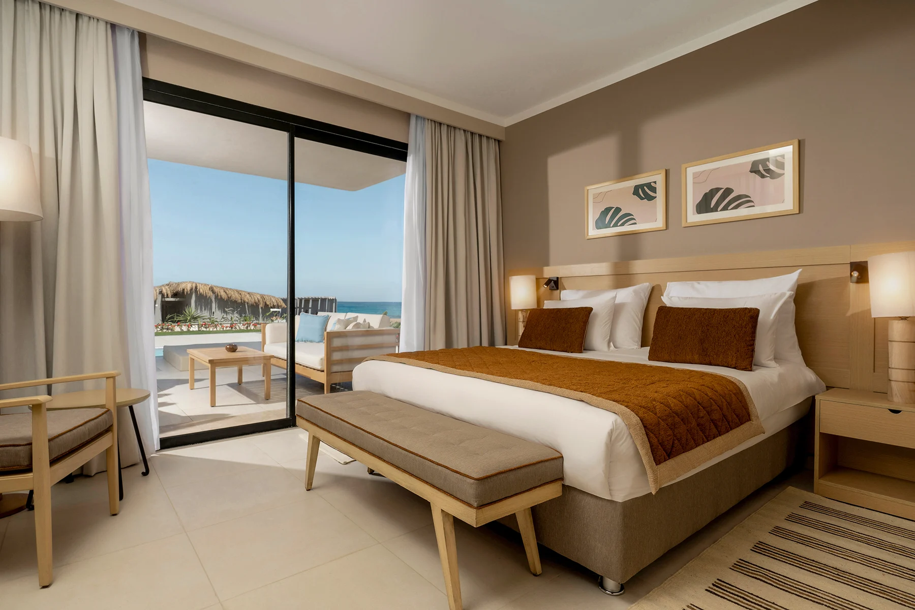 JAZ Elite Amara · Royal Suite, Queen Bed, Sea View