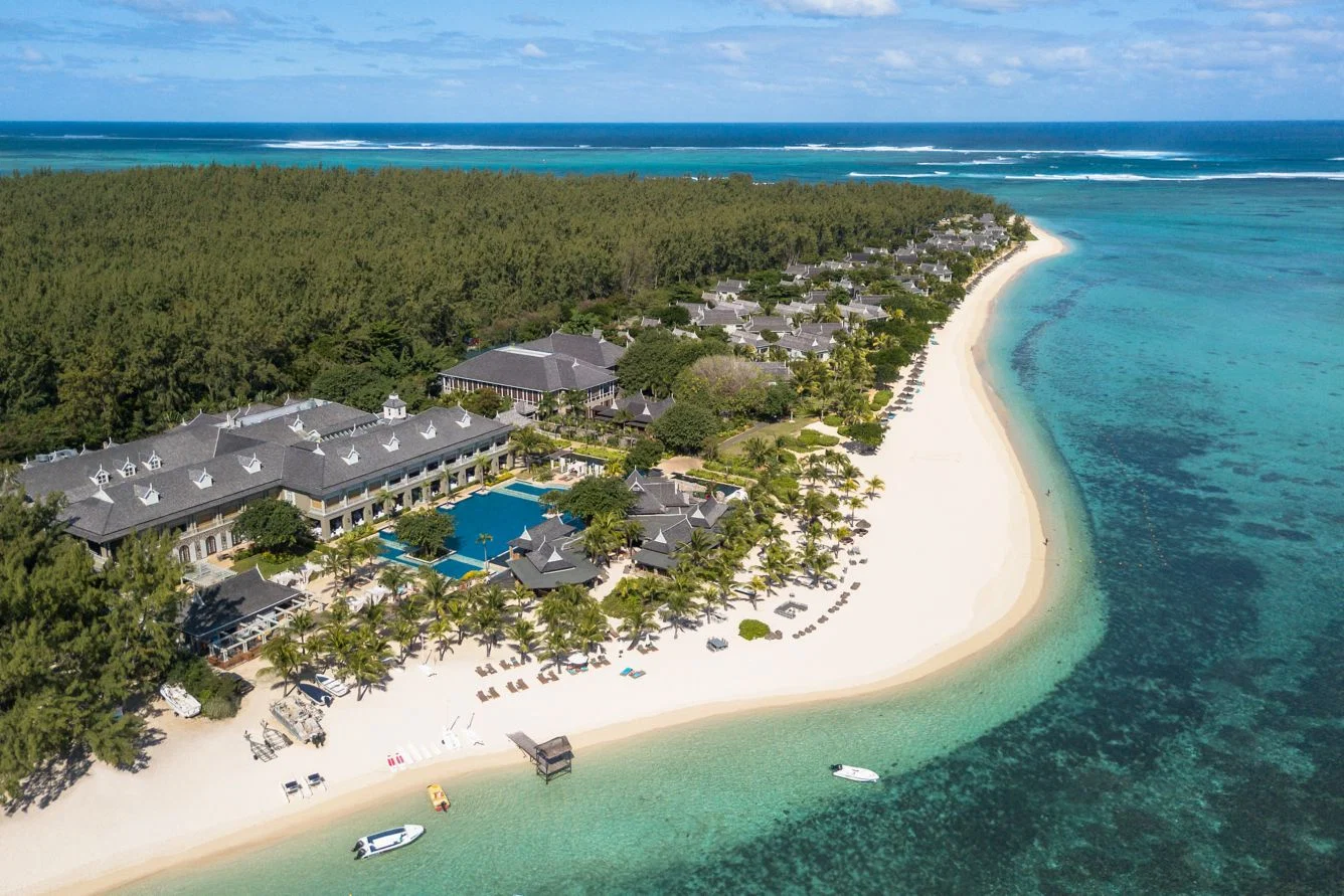 The St. Regis Le Morne Resort, Mauritius · Ariel view