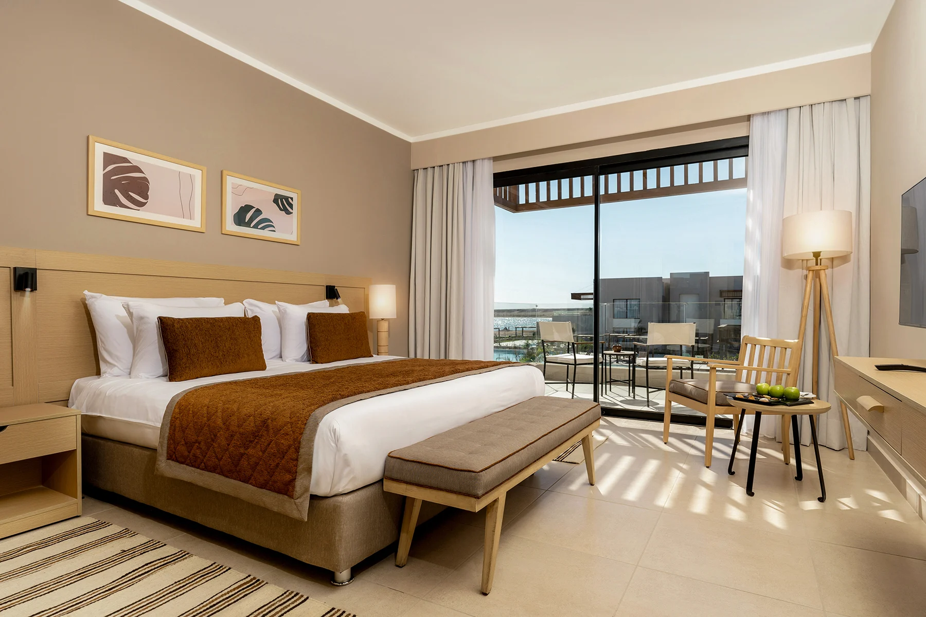 JAZ Elite Amara · Deluxe, Queen Bed, Sea View