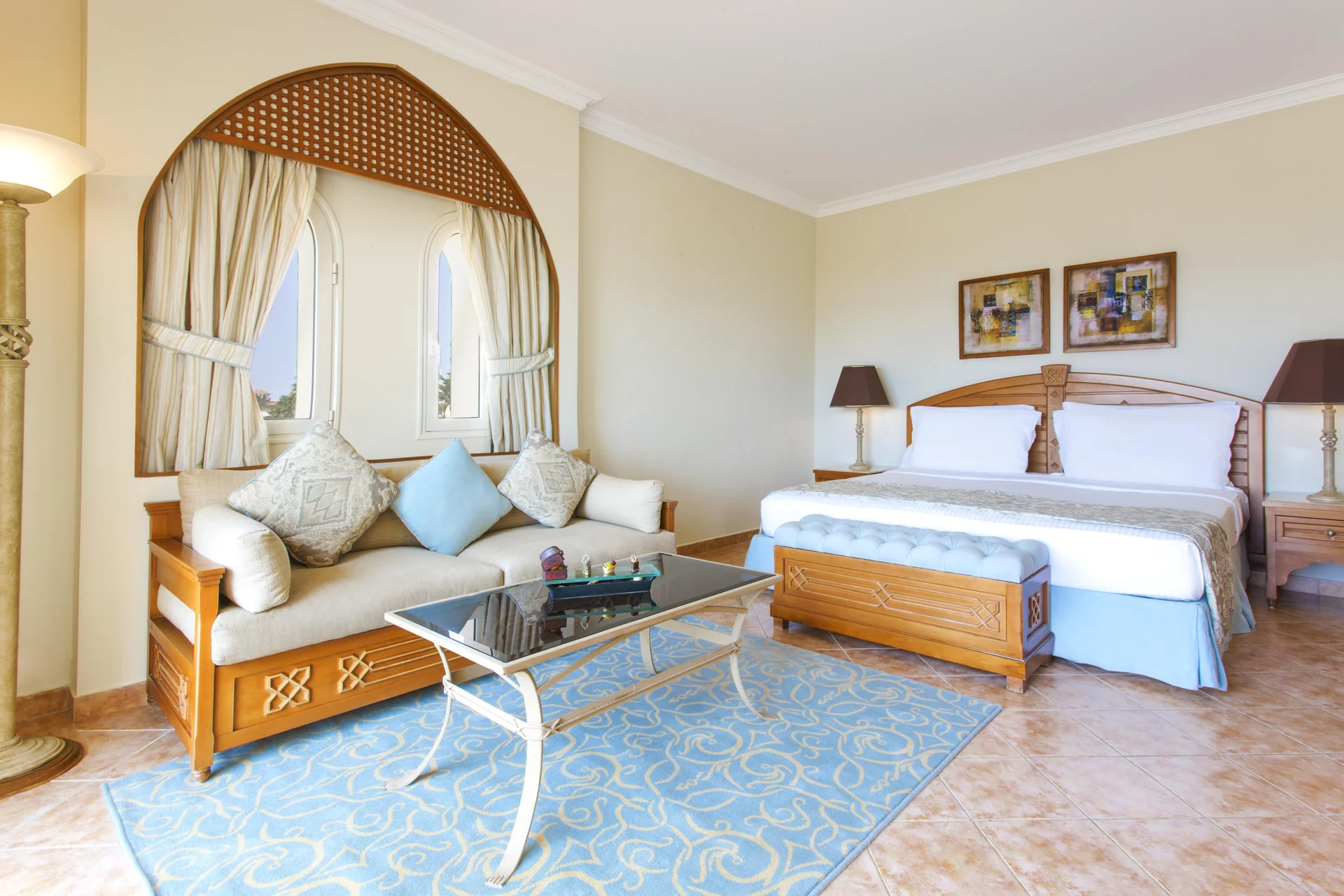 Kempinski Hotel Soma Bay · Seitlichem Meerblick Zimmer
