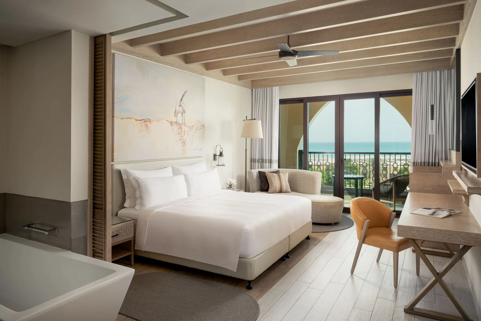 Saadiyat Rotana Resort & Villas · Sea View Room with Lounge Access & Balcony