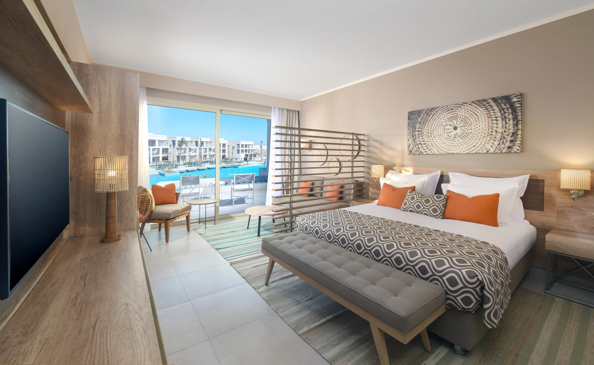 Steigenberger Resort Ras Soma · Superior Grand, Queen Bed, Pool view