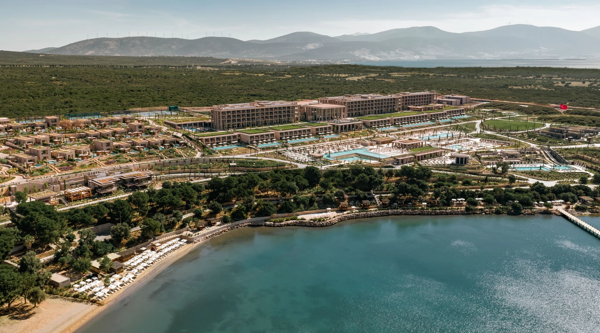 Akra Didim · Gesamtansicht des Resorts an der Bucht
