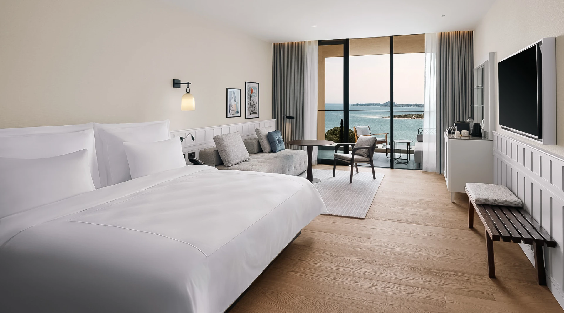 Akra Didim · Deluxe Zimmer mit Meerblick (nur für Erwachsene)