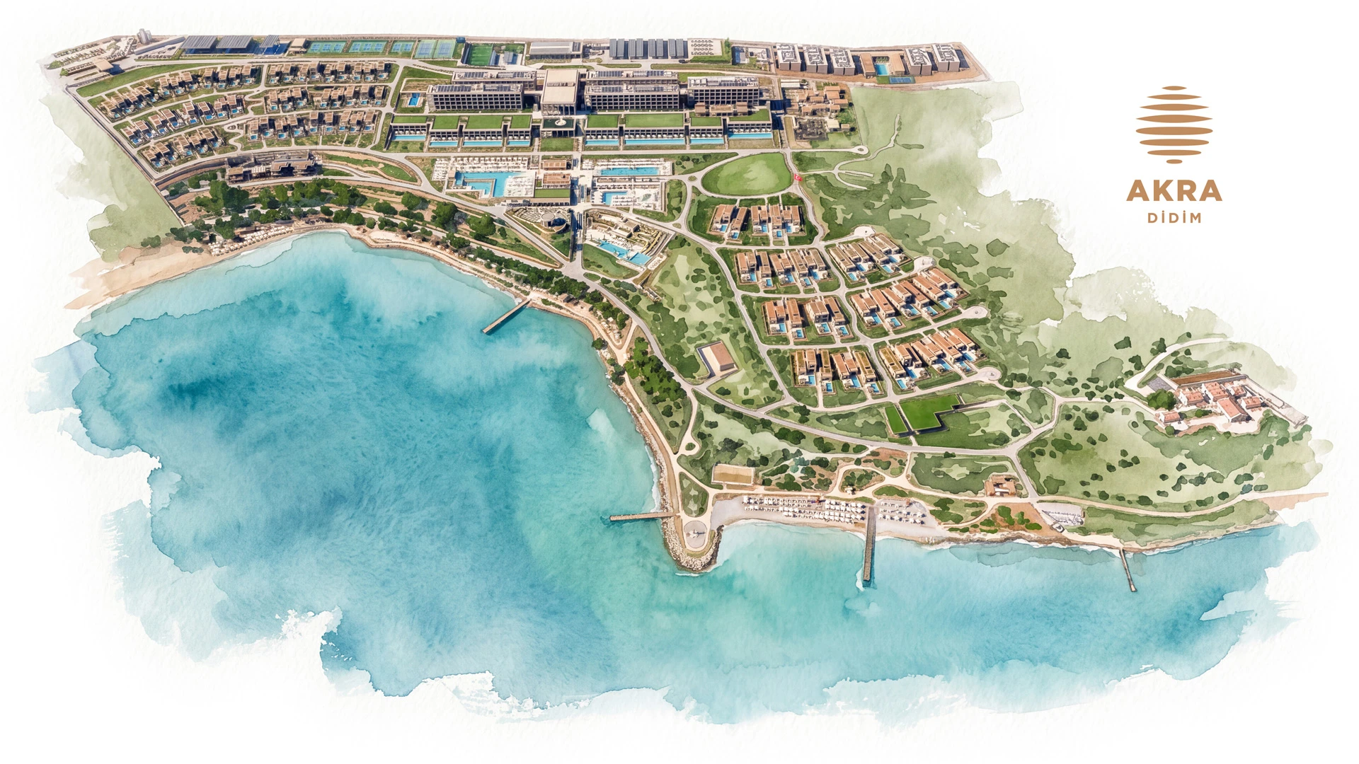 Akra Didim · Resortkarte & Bereiche