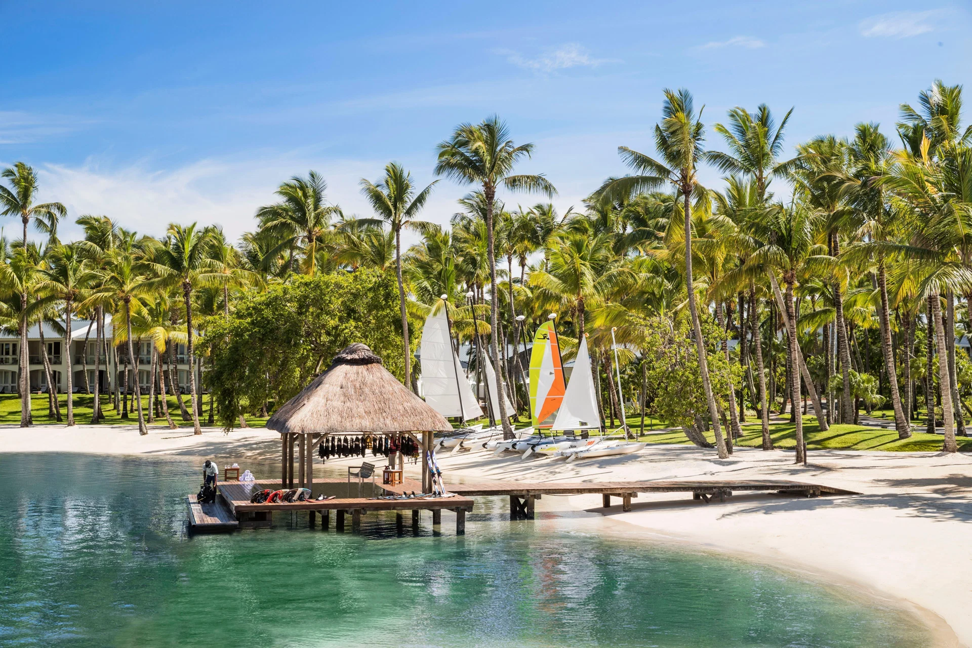 One&Only Le Saint Géran · Bootshaus und Strand