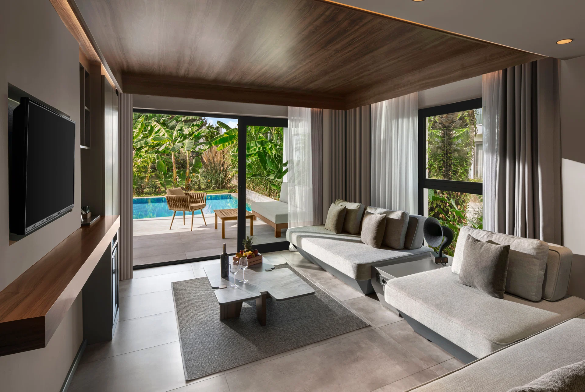 Paloma Finesse Side · FAMILIEN-SUITE MIT DIREKTEM POOLZUGANG MIT GARTENBLICK