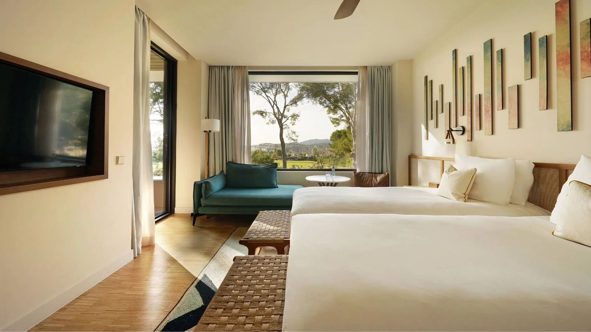 Kimpton Aysla Mallorca · 2 Einzelbetten mit Balkon und Resortblick