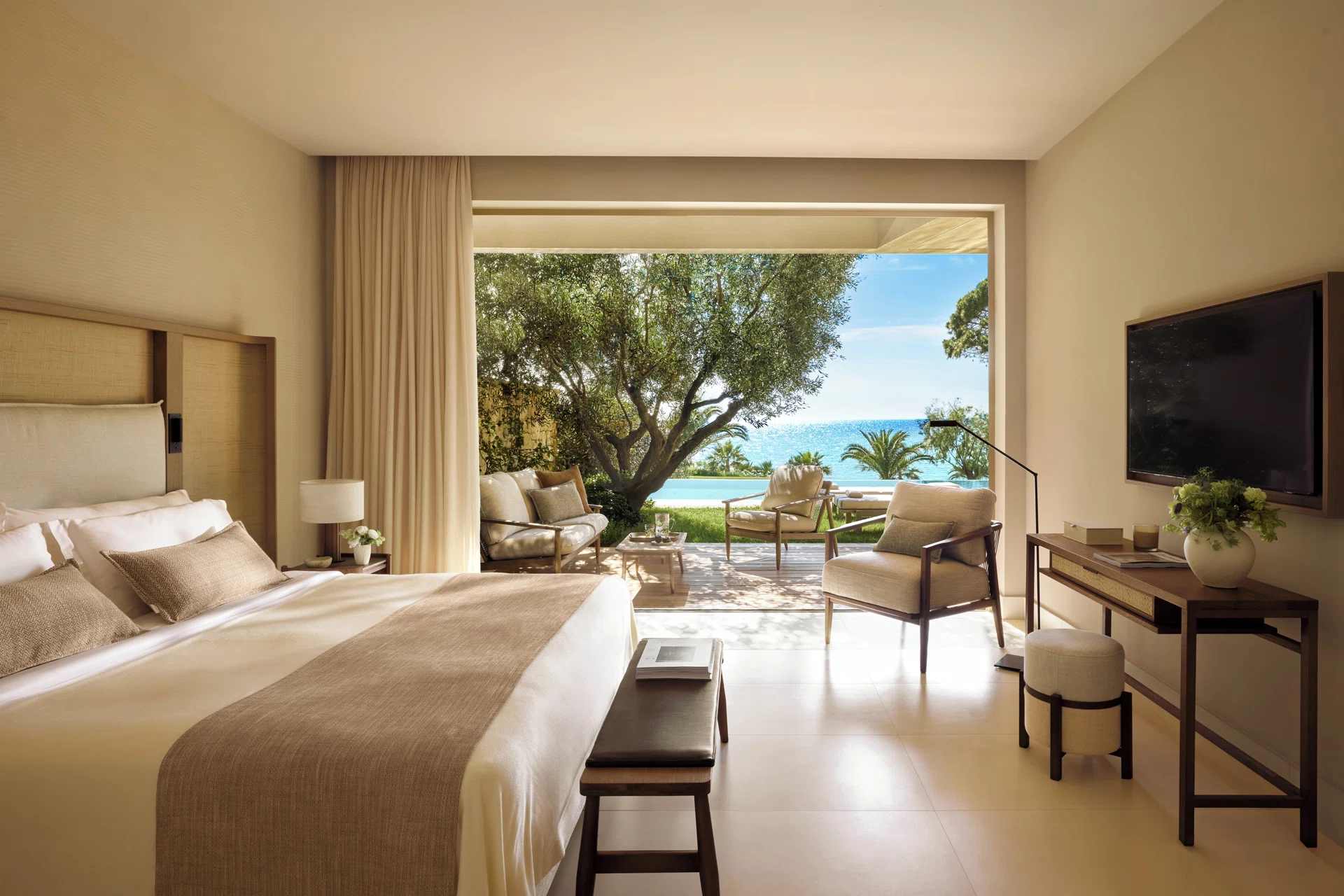 Sani Club · Two Bedroom Bungalow Suite Private Pool Front Sea View