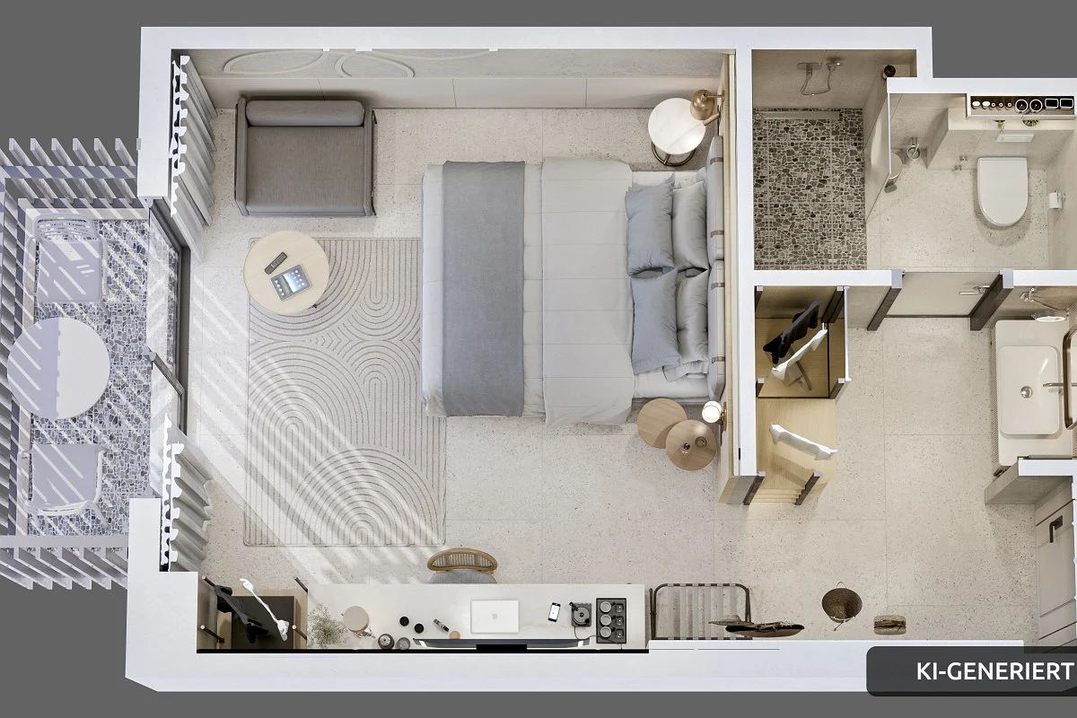 Sentido Palmeras Lumare · Doppelzimmer Meerblick · Modellbild des geplanten Hotels