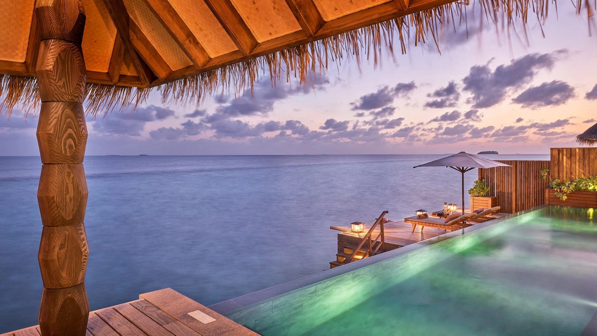 JOALI Maldives · Luxury Sunset Water Villa With Pool