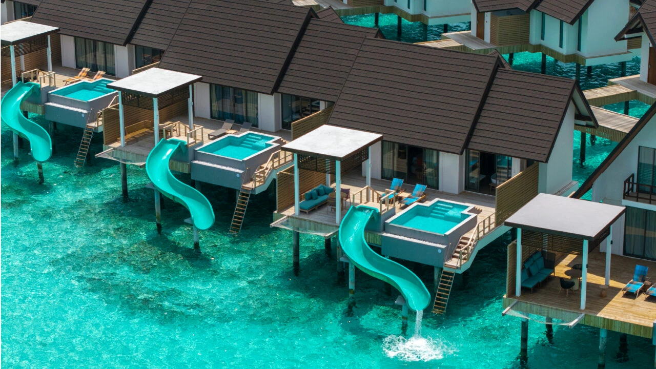 Meyyafushi Maldives · Water Pool Villa with Slide