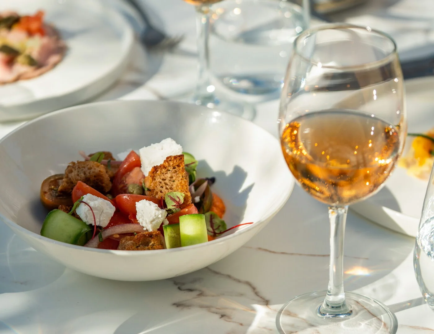 Fresco – Kulinarikmotiv aus der offiziellen Ikos-Restaurantvorstellung