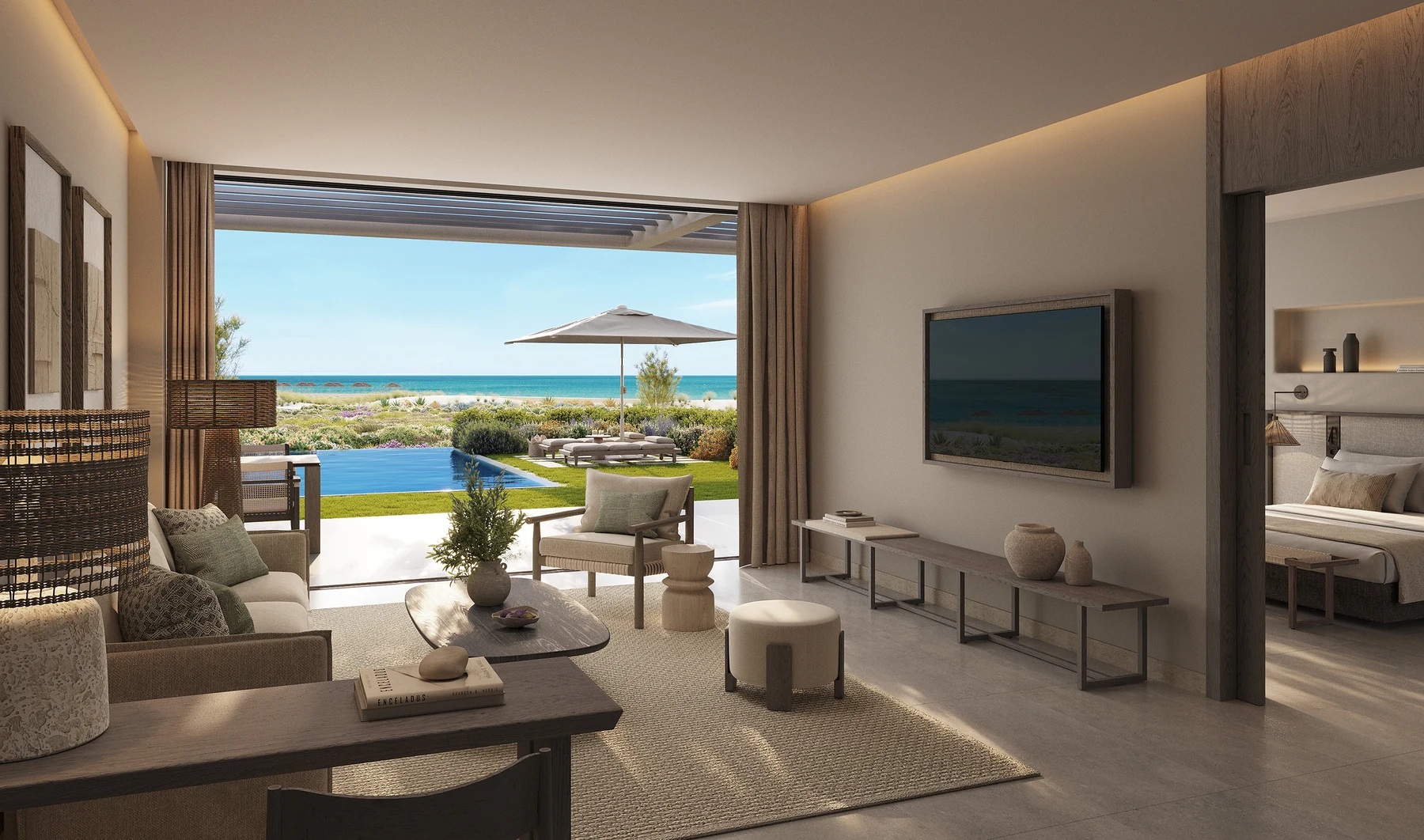 Deluxe Three Bedroom Suite Private Pool im Ikos Kissamos – Visualisierung