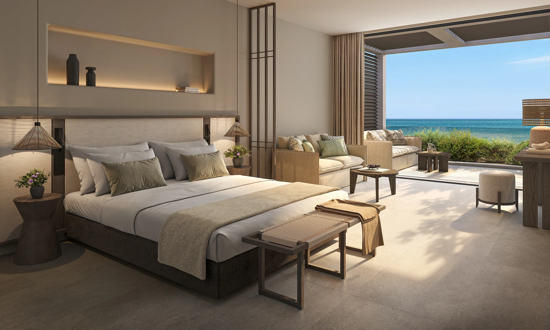 Junior Suite im Ikos Kissamos – Visualisierung