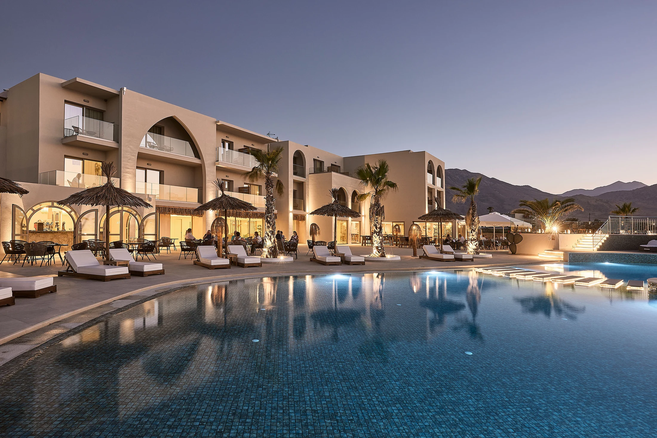 Strand & Hauptpool im Pepper auf Kreta